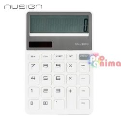 Калкулатор Deli NuSign ENS042 Настолен с 12 цифрен дисплей Бял