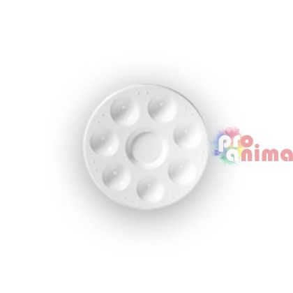 Пластмасова, кръгла палитра D12 cm