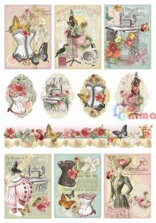 декупажна оризова хартия 