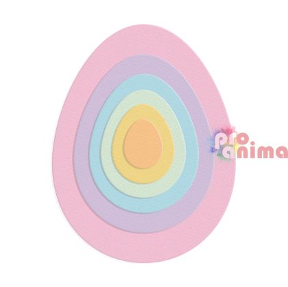 Щанци за изрязване и релеф DP Craft, яйца, 6 бр.