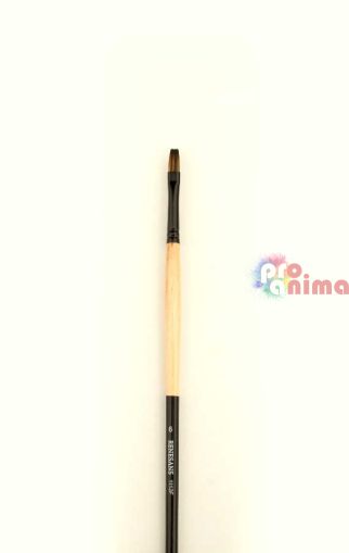 Четки за рисуване Renesans J1112F, синтетика, плоски, дълги дръжки