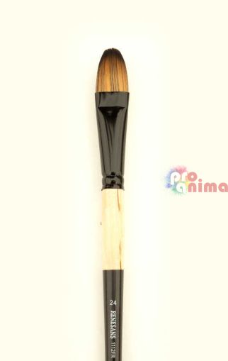 Четки за рисуване Renesans J1112FR, синтетика, лешниковиден връх