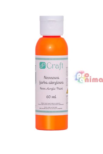 Акрилна боя DP Craft, 60 ml, неонови цветове