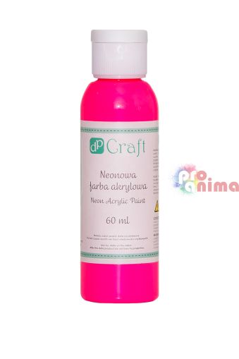 Акрилна боя DP Craft, 60 ml, неонови цветове