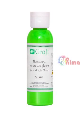 Акрилна боя DP Craft, 60 ml, неонови цветове
