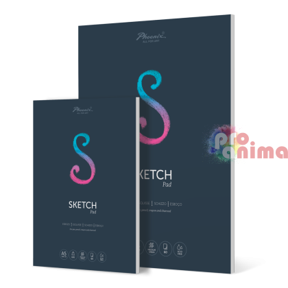 Скицник Phoenix Sketch Pad A5, 100 g/m2, 60 листа