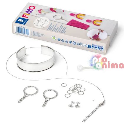Аксесоари за бижута 16 части Fimo
