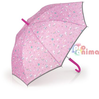 Чадър за момичета Gabol Rainbow, 82 cm