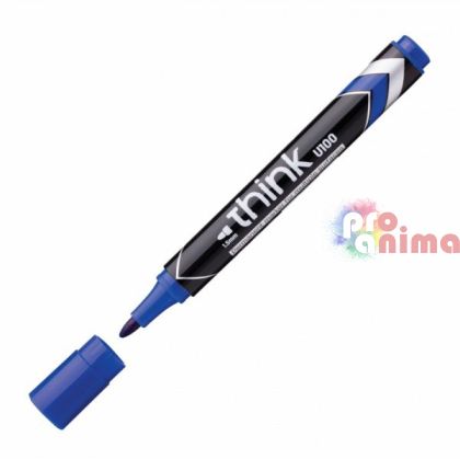 Перманентен маркер Deli Think 1.5 mm объл връх Отделни цветове