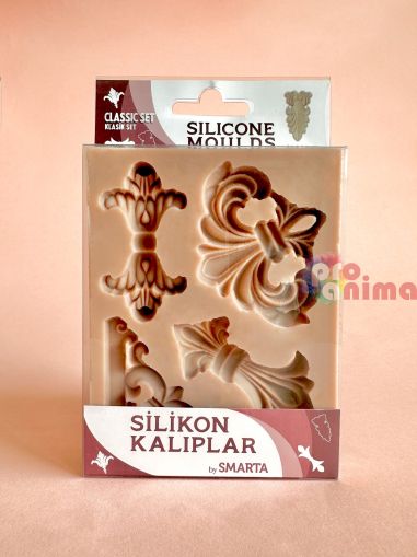 Силиконов молд/калъп Smarta, класически орнаменти, 4 бр.