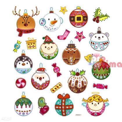 Стикери с камъчета DP Craft, 