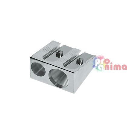 Острилка faber-castell, метална, двойна