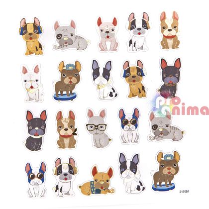 Стикери DP Craft, кученца, 20 бр.