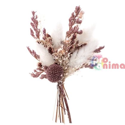 Сухи цветя за декорация DP Craft, мини букет, 20 cm