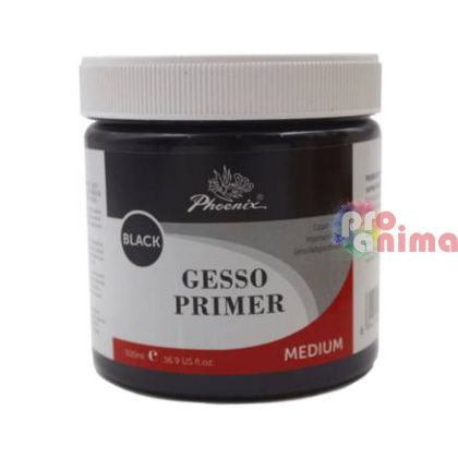 Универсален грунд- черно гесо, 500 мл, Phoenix
