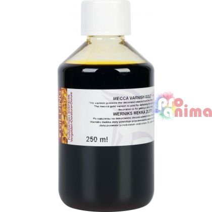 Лак MECCA за позлата Renesans, златист, 20 ml