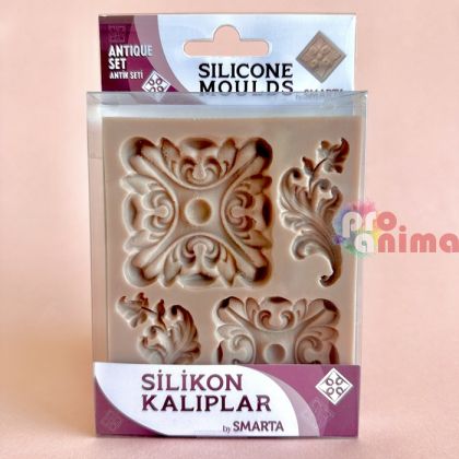 Силиконов молд /калъп за глина Smarta, Antique set