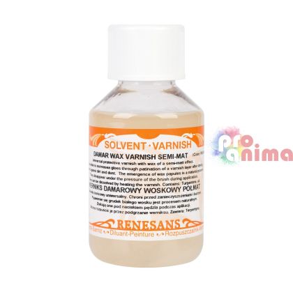Дамаров восъчен лак Renesans, 100 ml, полумат