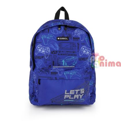 Ученическа раница за момче Gabol Gaming, едно отделение