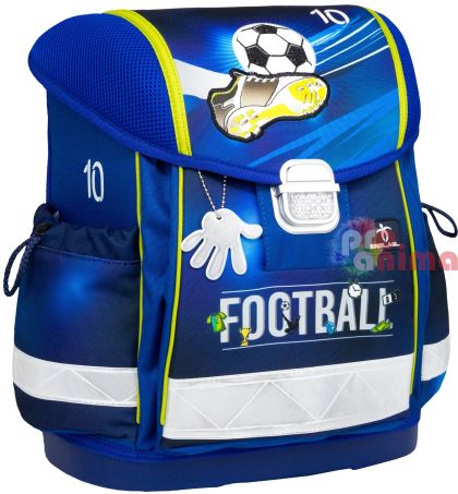 Ергономична раница за първи клас, за момче Belmil Kick The Ball