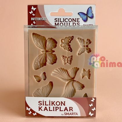 Силиконов молд/калъп за глина Smarta пеперуди