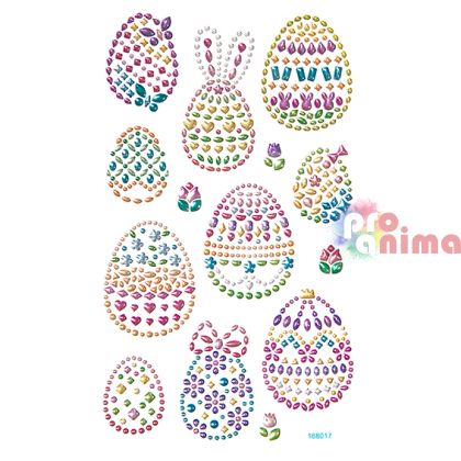 Стикери от камъчета DP Craft, 14 бр.