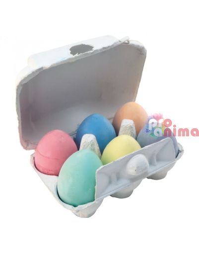 Тебешири Spree Art Jumbo Egg,, 6цвята