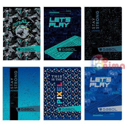 Тетрадка Gabol, A4, 60 листа, малки квадратчета, за момче