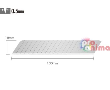 Режеща пластина, OLFA LBD 50, 50 бр.в кутийка