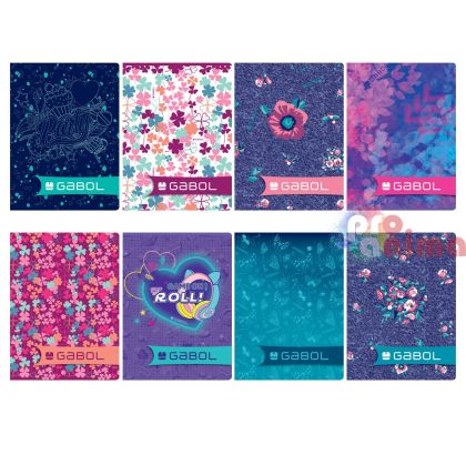 Тетрадка Gabol, А5, широки редове, за момиче