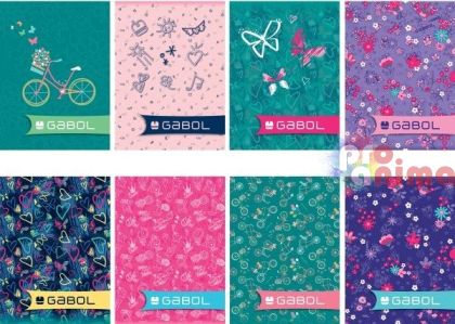 Тетрадка Gabol, A5, широки редове, за момиче