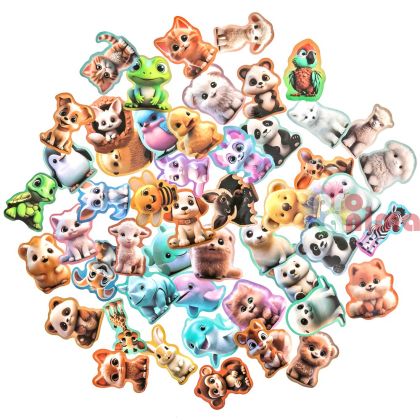 Стикери от винил, Животни, 50 бр.