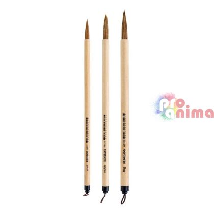 Четки за калиграфия Renesans, Пони, Бамбукова дръжка, Отделни размери