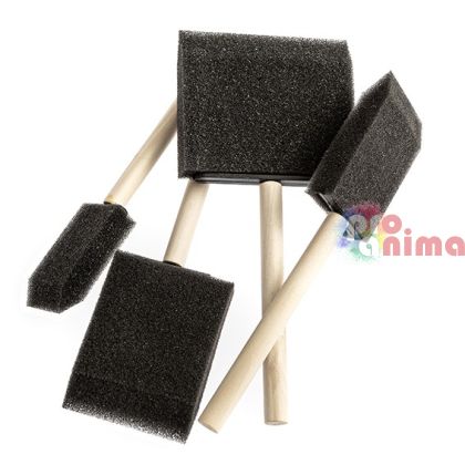 Комплект дунапренени четки, 4 бр.