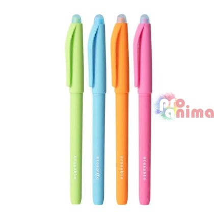 Изтриваеми химикалка Deli Erasable EG163, 0.5 mm, синя