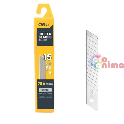 Резервни остриета Deli EDL-DP 18 mm 10 бр.