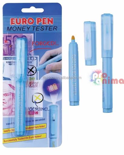 Маркер за фалшиви банкноти + UV лампа
