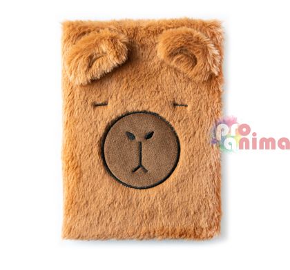 Плюшена тетрадка капибара, А5, 80 листа