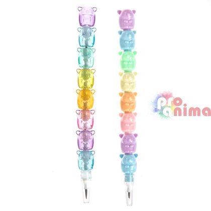 Секторни моливи 2 бр. Хамстерчета