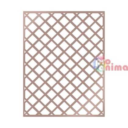 Шаблон за изрязване и релеф Мрежеста рамка