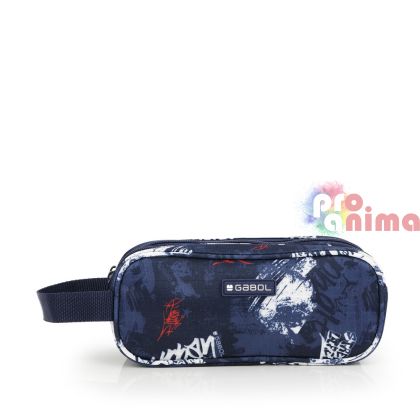 Несесер за училище Gabol Dash- 3 ципа, 9 cm