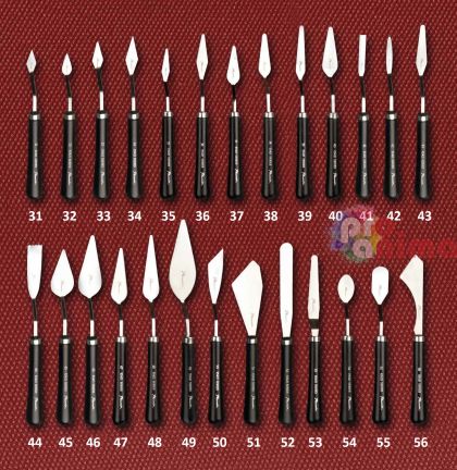 Професионални шпатули за рисуване Phoenix Отделни номера