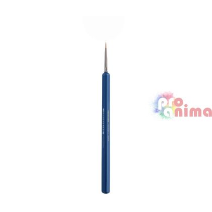 Четка за рисуване Renesans 3009 Колински, объл връх, синя дръжка