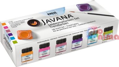 Комплект бои за рисуване върху коприна CKreul Javana