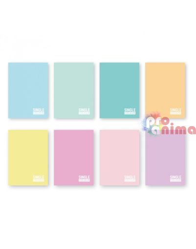 Tетрадка Spree Single Colour Pastel Широки редове A4 42 листа