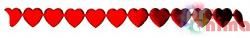 Лента с 3D мотиви Hotex 10 mm 2 m сърчица