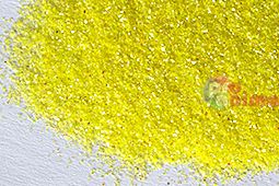 сух брокат в шишенце 20 ml- жълт холограм