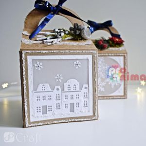 Щанца за изрязване и релеф, къщи, 5 бр.