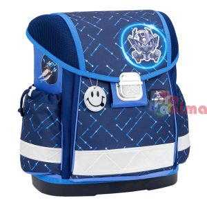 Ергономична ученическа раница Belmil Navy Blue Tech