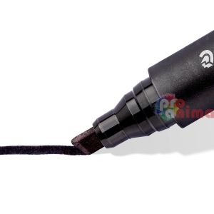 Перманентен маркер Staedtler Lumocolor 350, скосен връх (2 mm- 5 mm), черен